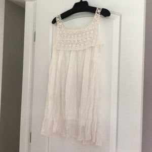 White beach dress